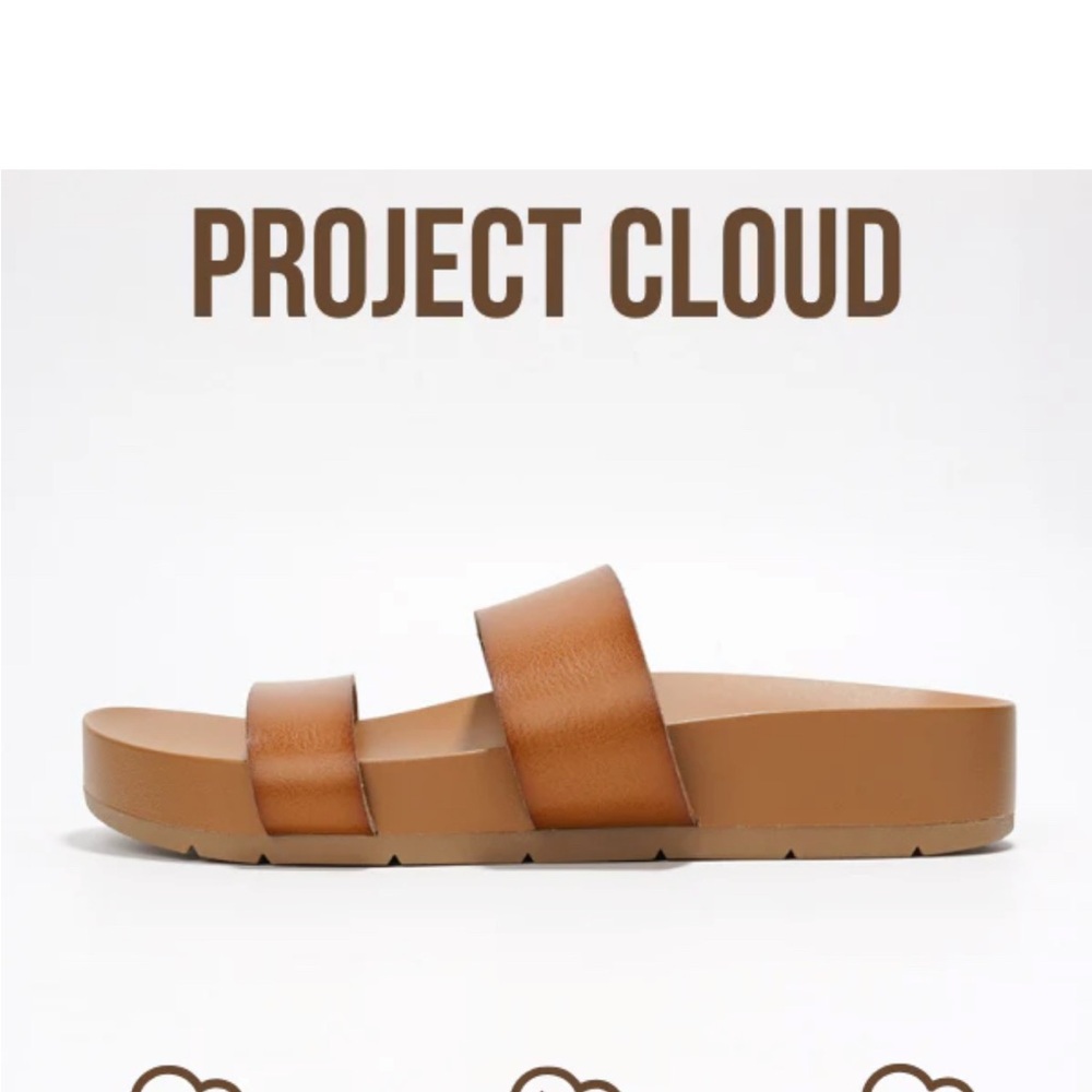Project Cloud Women's Hilltop Platform Memory Foam Sandals